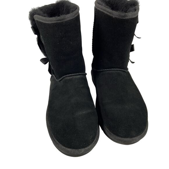 Koolabura by Ugg Womens Boots Suede Black  Victoria Short Winter Boots 9 - Picture 3 of 10